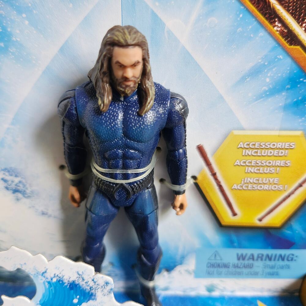 DC Aquaman Lost Kingdom Stealth Suit Aquaman Figure Spin Master Display Pack